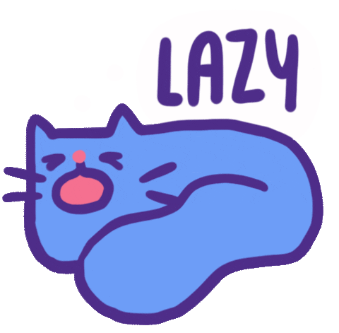 Cat Love Sticker by Eledraws (Eleonore Bem)