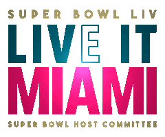 MIASBLIV miami super bowl superbowl sbliv Sticker