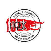 HookOptimist optimist optisailing sailoptimist optimistinternational Sticker