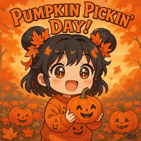 Pumpkin Patch Hana GIF by Persona
