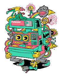 Picture Photography Sticker by Killer Acid