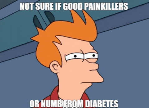 walkie74 giphygifmaker fry diabetes not sure if futurama GIF