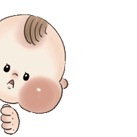 赤ちゃん Sticker by fuwakuma.yuco