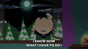 butters stotch trees GIF by South Park 