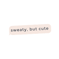 sweatshopyhotyoga sparkle yoga sweat sweaty Sticker