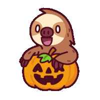 Happy Noche De Brujas Sticker by Sloooths