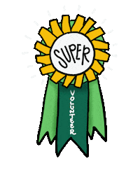 Ribbon Volunteer Sticker by userveutah