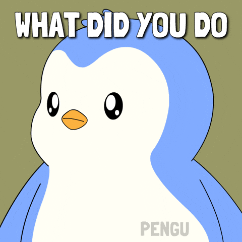 Surprised What The Hell GIF by Pudgy Penguins