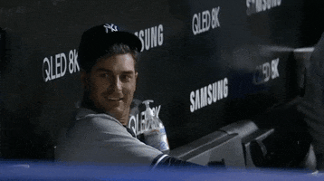 New York Yankees Smile GIF by Jomboy Media