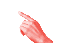 Hand Click Here Sticker by Skylar Media