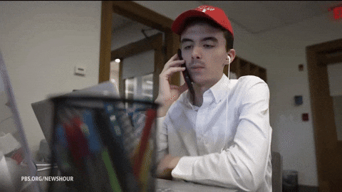 Phone Call GIF by PBS News