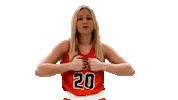 Womens Basketball Sticker by East Central University