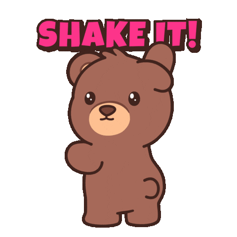 Teddy Bear Dancing Sticker by BEARISH