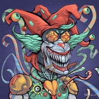 Crazy Eyes Eating GIF by Robotic Rabbit Syndicate