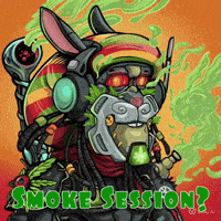 Vibes Smoke GIF by Robotic Rabbit Syndicate