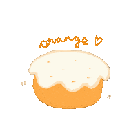 Orange Sticker by lilianshomemadecake