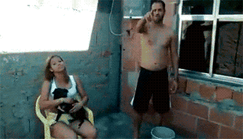 fail ice bucket challenge GIF