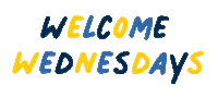 Wednesday Maize And Blue Sticker by Alumni Association of the University of Michigan
