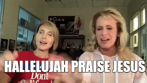 Thank God Praise Jesus GIF by Chicks on the Right