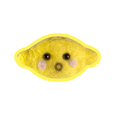 Lemon Vegetable Sticker by SEEDORGHK