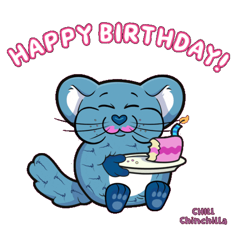 Happy Birthday Eating Sticker by VeeFriends