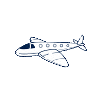 Yaago go avion voyage voyager Sticker