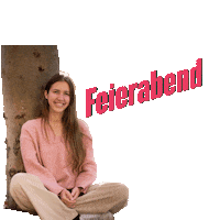 klaraschedlich feierabend klarasche klaraschedlich Sticker