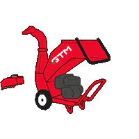 design-dewild gardener chipper arborist landscaper Sticker