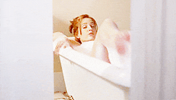 bath scully GIF
