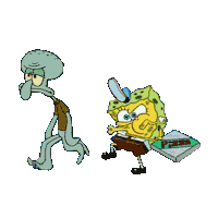 over it walking STICKER by imoji