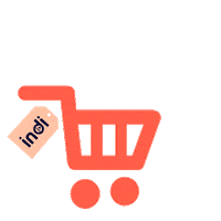 Make Money Shopping Cart Sticker by Indi