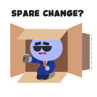 Agent Begging Sticker by Kudai