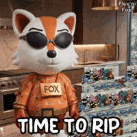 Fox Flexing GIF by VeeFriends