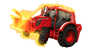 Tractor Лес Sticker