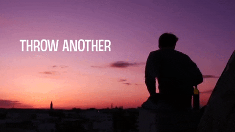 gus giphygifmaker party music video sunset GIF
