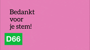 Bedankt GIF by D66