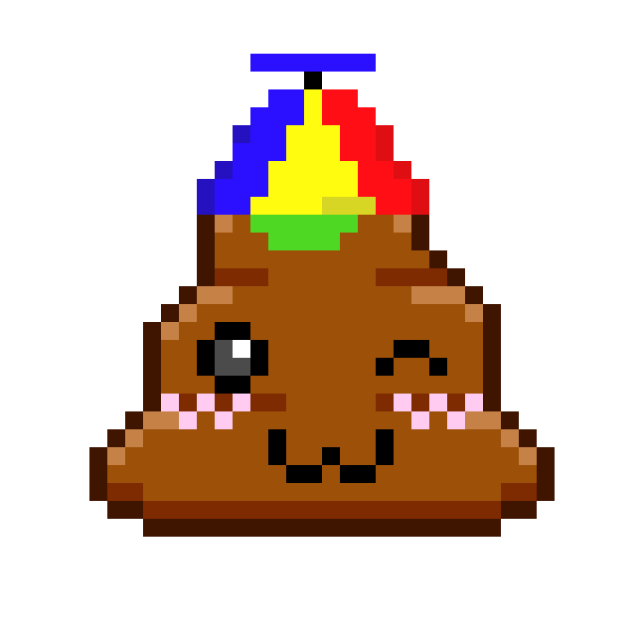 Art Shitting Sticker by Poopies.io