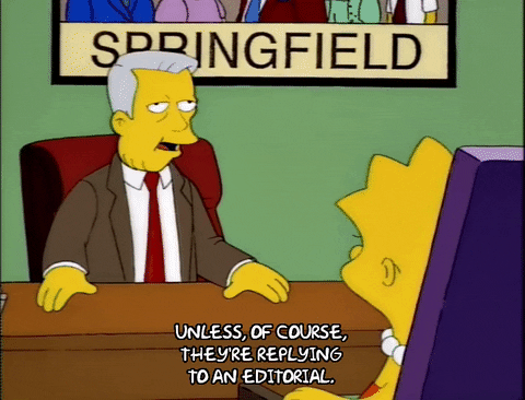 lisa simpson meeting GIF