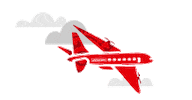 _AirTahiti_ plane airline tahiti airtahiti Sticker