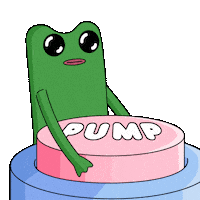 Pump It Up Sticker by fwogs