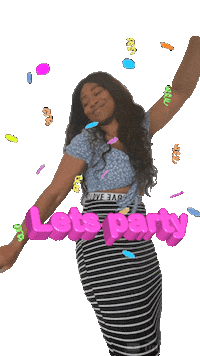 Party Happy Dance Sticker by Sherilyn Carter