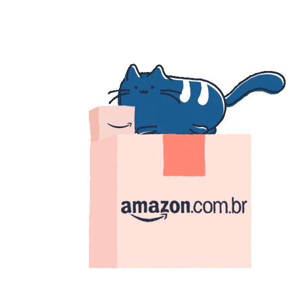 Amazon Cat Sticker by Amazon.com.br