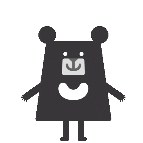 Black Bear Ok Sticker by 黑啤 BEERU