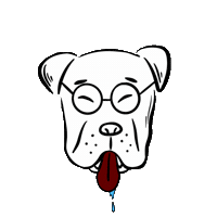 International Dog Day Sticker by ROSARYMOON