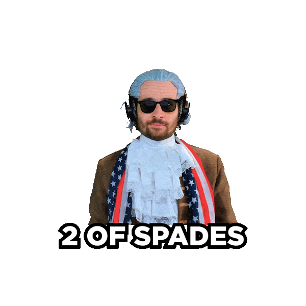 Black 2 Two Of Spades Sticker