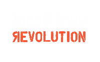Fossilfree Sticker by Greenpeace