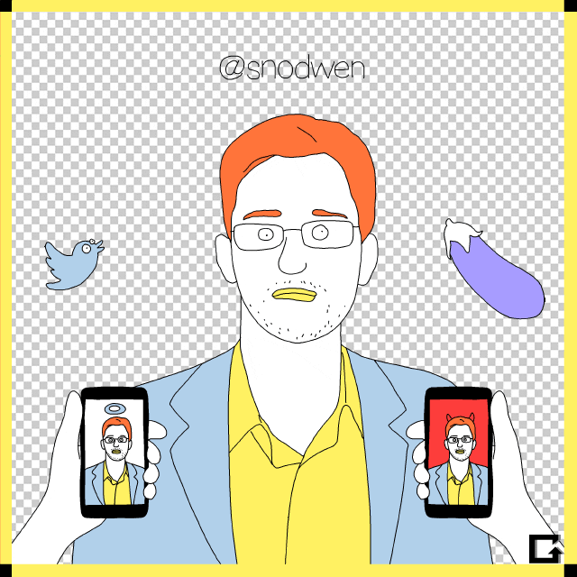 Twitter Snowden GIF by gifnews