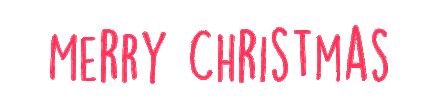Greeting Merry Christmas Sticker