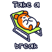 Laying Do Nothing Sticker