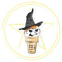 ashrobertsondesign halloween star scary spooky Sticker